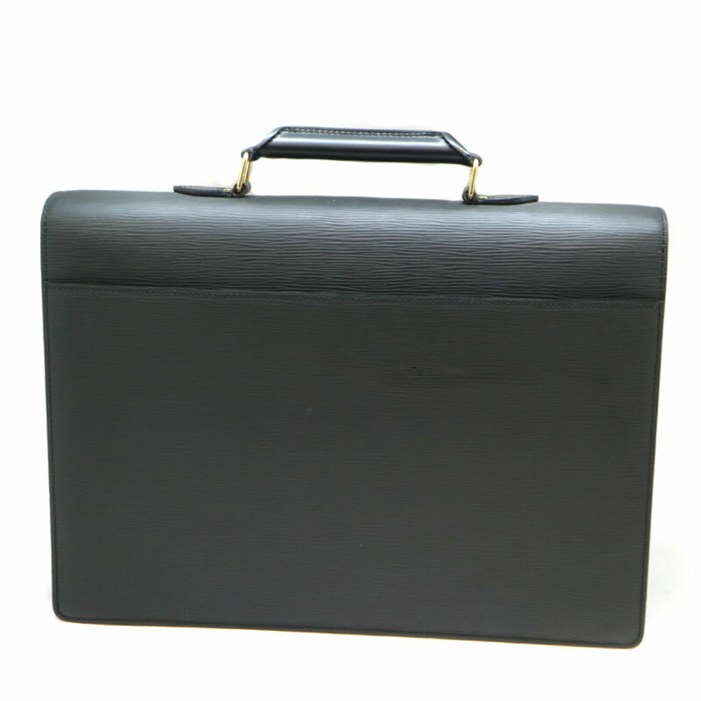 Louis Vuitton Conseil Briefcase Black Epi Serviette
